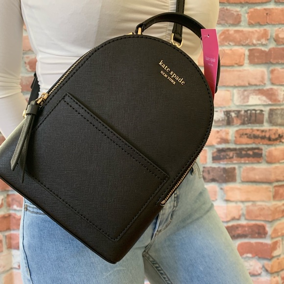 Kate spade MINI convertible backpack Crossbody BLK - Picture 6 of 8